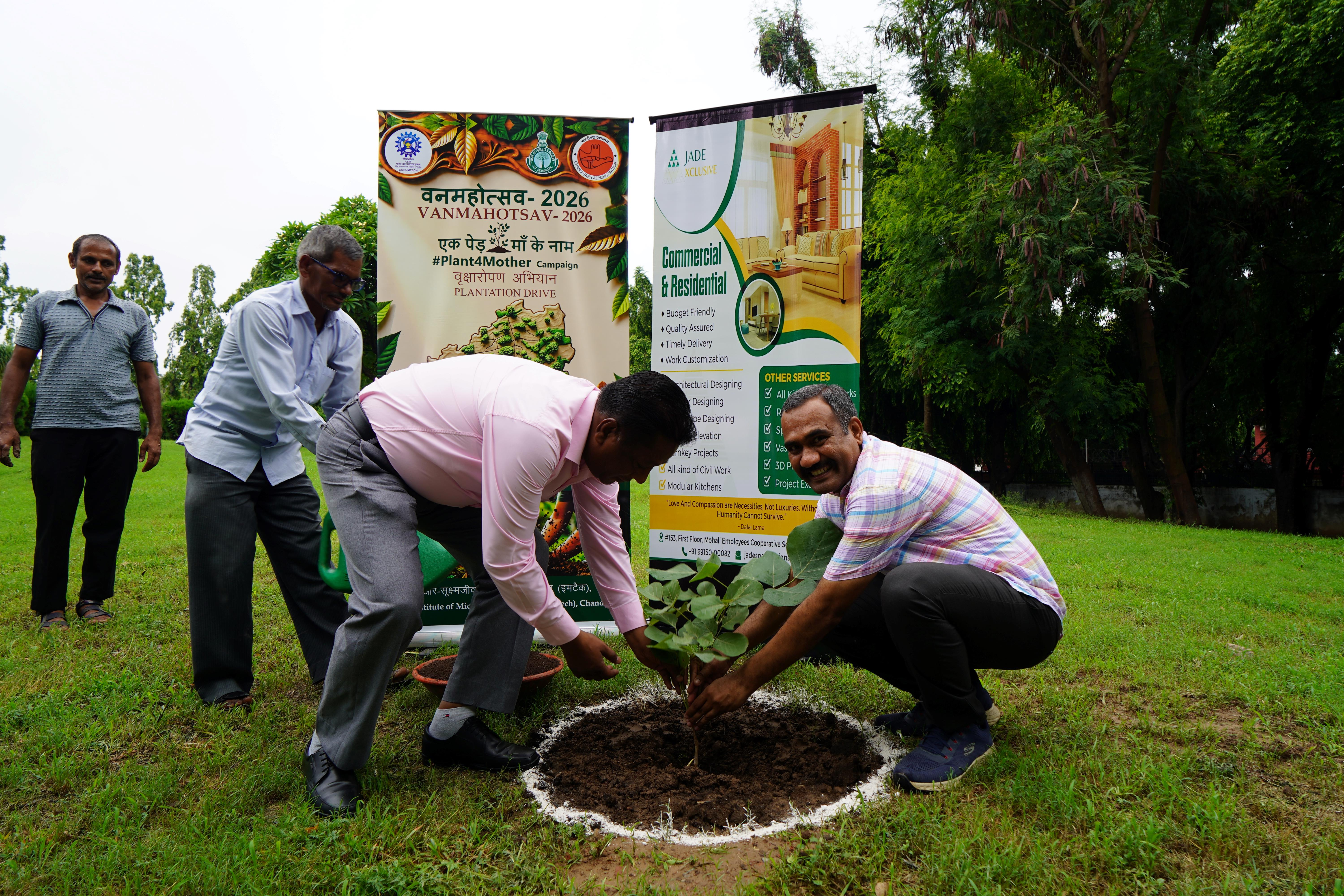 CSIR-IMTECH celebrates Vanmahotsav 2026 with Plantation Drive